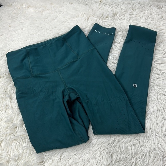 Lululemon Zoned In Tight *27" Green Jasper - Picture 1 of 7